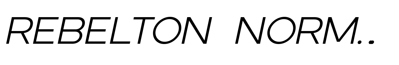 Rebelton Normal Italic